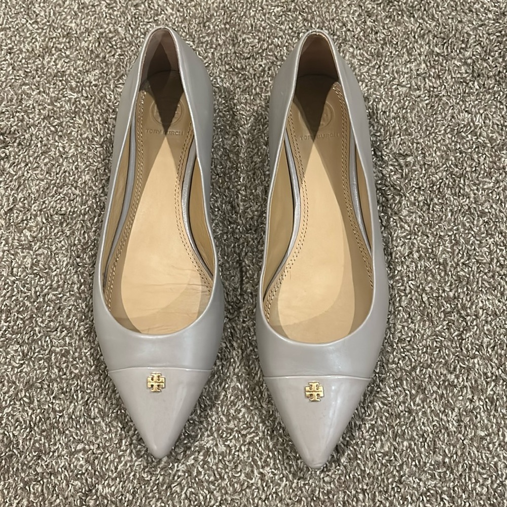 Tory Burch Everly Pointed Toe Flat- worn 3 times